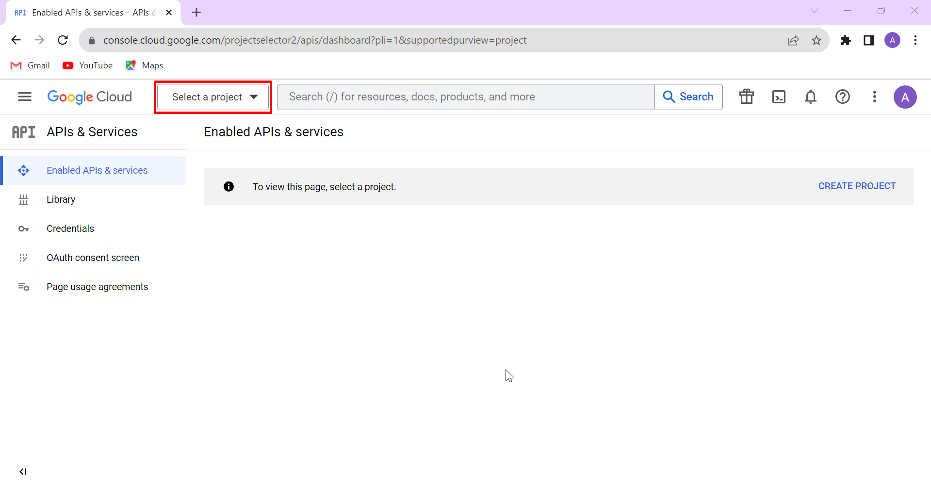 google developer console